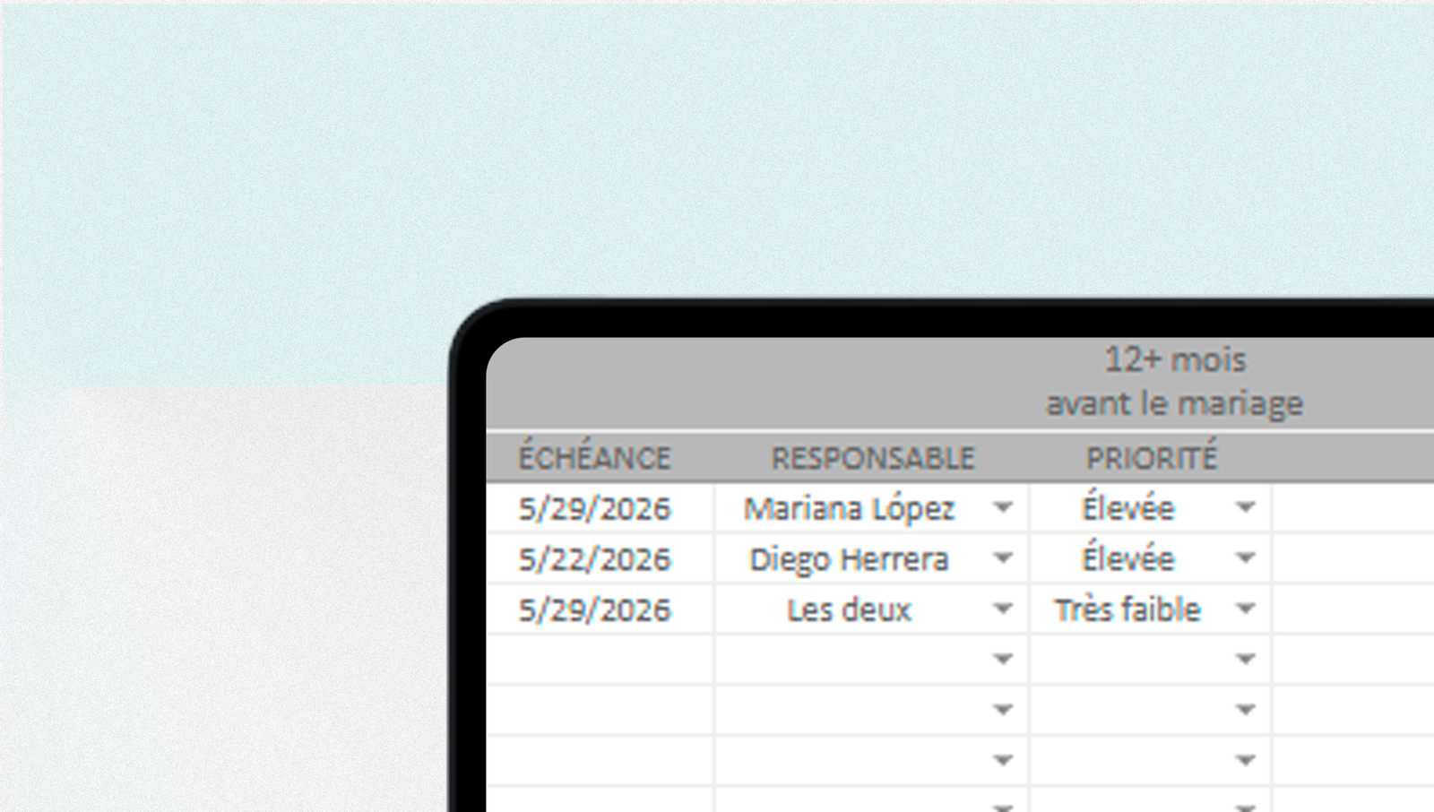 Ne manquez jamais une échéance